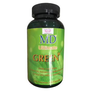 Viên uống trị mụn làm đẹp da giải độc tố MD Ultimate Green