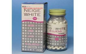 Viên uống trị nám, tàn nhang, đốm nâu Neige White 240 viên