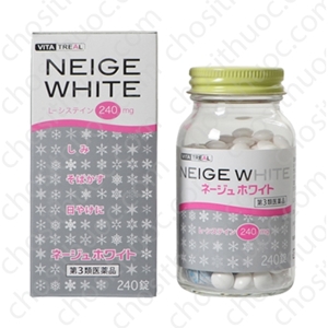 Viên uống trị nám, tàn nhang, đốm nâu Neige White 240 viên