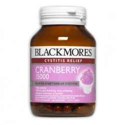 Viên uống trị nhiễm trùng đường tiết niệu, viêm bàng quang Blackmores Cranberry 15000mg 60 viên