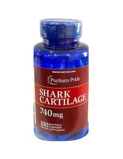 Viên uống vi cá mập Puritan's Pride Shark Cartilage 740mg 100 viên