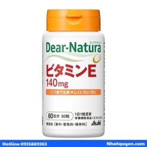Viên uống Vitamin E Dear Natura - 60 viên