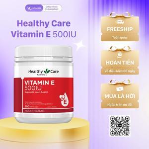 Viên uống Vitamin E Healthy Care 500IU hộp 200 viên của Úc