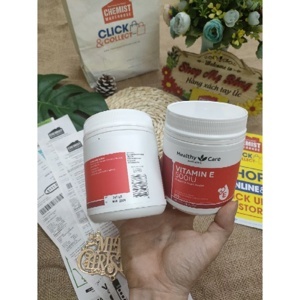 Viên uống Vitamin E Healthy Care 500IU hộp 200 viên của Úc