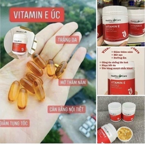 Viên uống Vitamin E Healthy Care 500IU hộp 200 viên của Úc