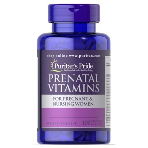 Viên uống Vitamin tổng hợp cho phụ nữ mang thai Puritan's Pride Prenatal Vitamins 100 viên