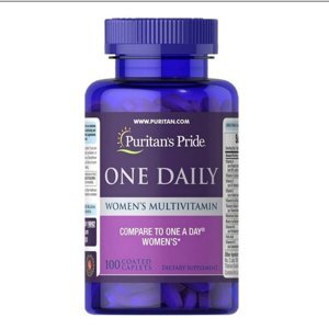 Viên uống Vitamin tổng hợp cho phụ nữ Puritan's Pride One Daily Women's Multivitamin 100 viên