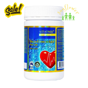 Viên uống Vitatree Mega Omega 369 Plus CoQ10 120 viên