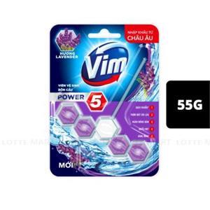 Viên vệ sinh bồn cầu VIM hương chanh 55g