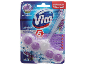 Viên vệ sinh bồn cầu VIM hương chanh 55g