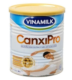 Sữa bột Vinamilk CanxiPro - hộp 400g (dành cho người trên 30 tuổi)