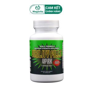 Virility VPRX Pills Thực Phẩm Chức Năng Hỗ Trợ Điều Trị Bệnh Rối Loạn Cương Dương và Xuất Tinh Sớm, 60 Viên