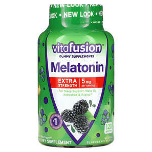 Vitafusion Melatonin – kẹo dẻo hỗ trợ điều trị mất ngủ hiệu quả, chống stress, 120 viên