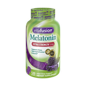 Vitafusion Melatonin – kẹo dẻo hỗ trợ điều trị mất ngủ hiệu quả, chống stress, 120 viên