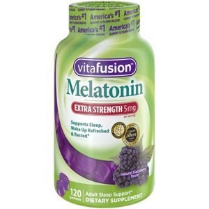 Vitafusion Melatonin – kẹo dẻo hỗ trợ điều trị mất ngủ hiệu quả, chống stress, 120 viên