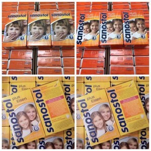 Vitamil tổng hợp cho bé Sanostol plus Eisen 6 460ml
