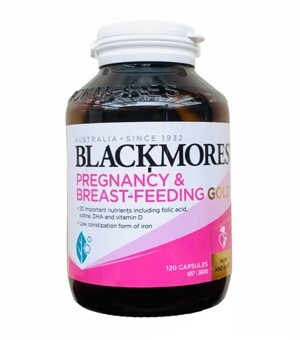 Vitamin bà bầu Blackmores Pregnancy & Breastfeeding Gold 120v