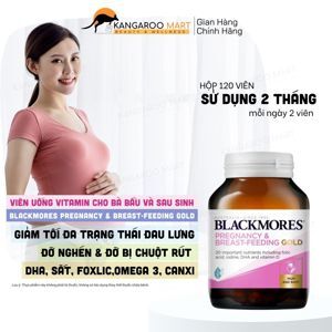 Vitamin bà bầu Blackmores Pregnancy & Breastfeeding Gold 120v