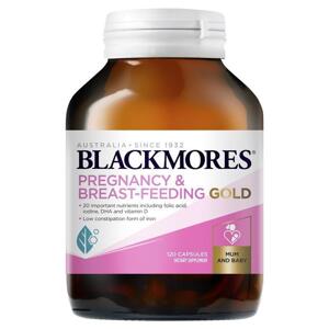 Vitamin bà bầu Blackmores Pregnancy & Breastfeeding Gold 120v