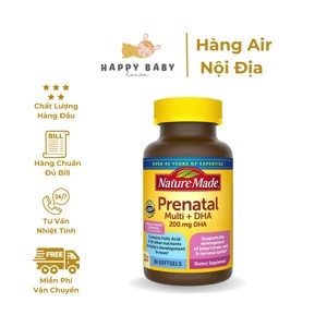 Vitamin bà bầu chứa DHA Nature Made - 150 viên