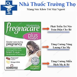 Vitamin bà bầu Pregnacare Plus Omega 3 (56 viên)