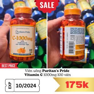 Puritan's Pride Vitamin C-1000mg (100 viên)