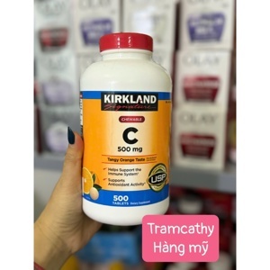 Viên uống Vitamin C Kirkland Signature Vitamin C 500mg - 500 viên