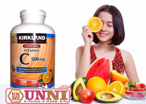 Viên uống Vitamin C Kirkland Signature Vitamin C 500mg - 500 viên