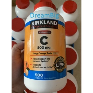 Viên uống Vitamin C Kirkland Signature Vitamin C 500mg - 500 viên