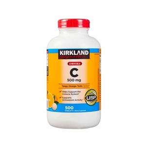 Viên uống Vitamin C Kirkland Signature Vitamin C 500mg - 500 viên