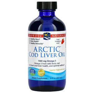 Vitamin ChildLife dầu cá tuyết Cod Liver Oil Natural, Strawberry 237ml