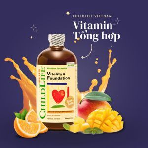 Vitamin Childlife Vitality & Foundation cho bé