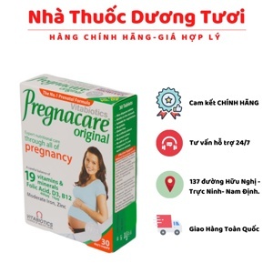 Vitamin cho bà bầu Vitabiotics Pregnacare Original tốt cho mẹ khỏe cho bé