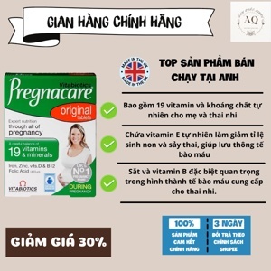 Vitamin cho bà bầu Vitabiotics Pregnacare Original tốt cho mẹ khỏe cho bé