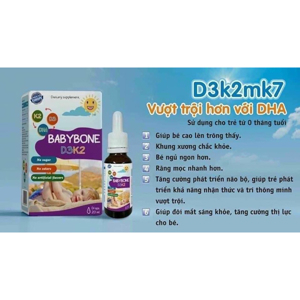 Vitamin cho bé Baby’s DHA & D3 - 60ml