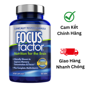 Vitamin cho não bộ Focus factor nutrition for the brain