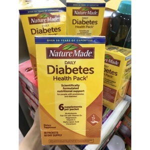 Thực phẩm chức năng Diabetes Health Pack Nature Made 60 Gói