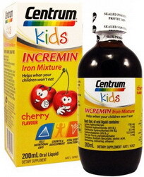 Vitamin cho trẻ biếng ăn Centrum Kids Incremnin - 200ml