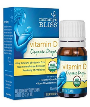 Vitamin D Organic Drops Mommy Mỹ – 3.24ml (Từ 0 -1 tuổi)