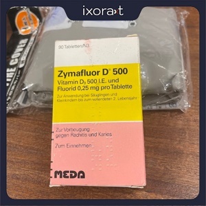 Vitamin D Zymafluor D500 90 viên