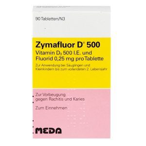 Vitamin D Zymafluor D500 90 viên