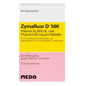 Vitamin D Zymafluor D500 90 viên