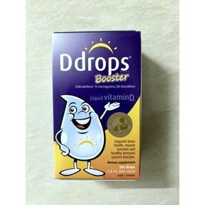 Vitamin D3 Ddrops Booster 600iu của Mỹ cho xương chắc khỏe