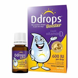 Vitamin D3 Ddrops Booster 600iu của Mỹ cho xương chắc khỏe