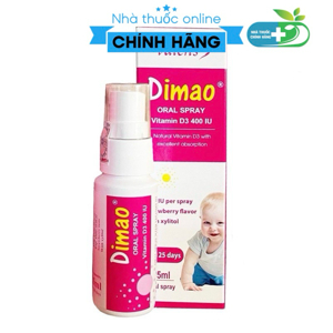 Vitamin D3 Dimao dạng xịt cho Bé 400IU