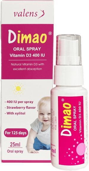 Vitamin D3 Dimao dạng xịt cho Bé 400IU