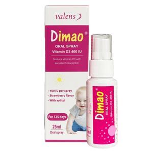 Vitamin D3 Dimao dạng xịt cho Bé 400IU
