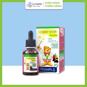 Vitamin D3 Fitobimbi D3+K2 - Hỗ trợ  trẻ hấp thu canxi, giúp xương, răng chắc khỏe