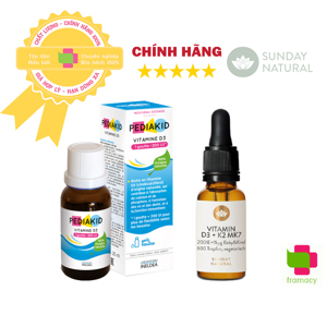 Vitamin D3 K2 MK7 Sunday Natural Đức