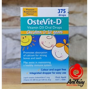 Vitamin D3 OsteVit - D dành cho trẻ từ 0 - 12 tuổi